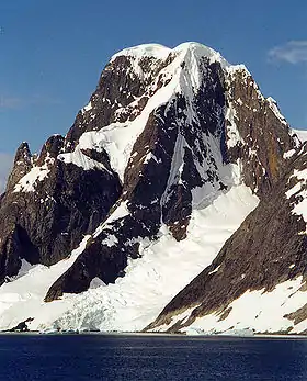 Le mont Scott en février 2001.
