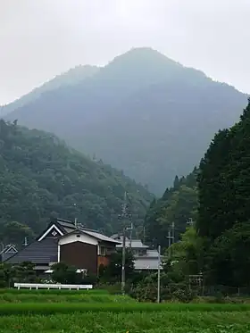 Vue du mont Shirakami depuis Sasayama.