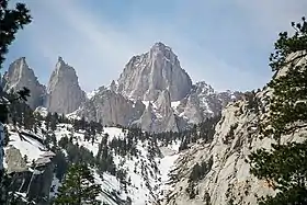 Neige dans la Sierra Nevada.