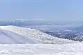 Vue depuis le mont Zao en hiver