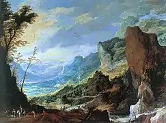 Paysage de montagne, c. 1625, musée d'Histoire de l'art de Vienne, Vienne.