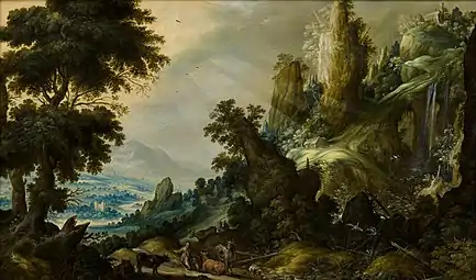 Paysage avec Cascade, 1605-1610Musée des Bons-Enfants