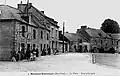 La place du bourg de Moustoir-Remungol vers 1920.