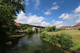 La rivière du Doubs à Mouthe.