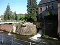 Chutes d'eau au jardin Humbert Belhomme