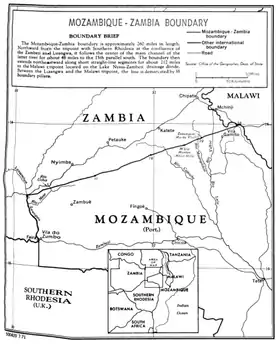 Image illustrative de l’article Frontière entre le Mozambique et la Zambie