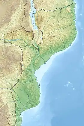 Voir sur la carte topographique du Mozambique