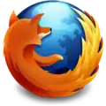 3e logo de Firefox  (version 3.5 à 22)  2009-2013