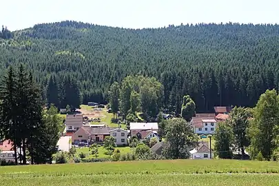 Le hameau de Dobrá Voda.