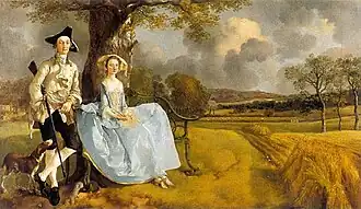Mr. and Mrs. Andrews (1748-1750) Thomas Gainsborough