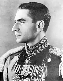 Mohammad Reza Chah dans les années 1940