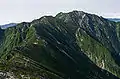 Vue des monts Minamikoma et Akanagi depuis le mont Utsugi.
