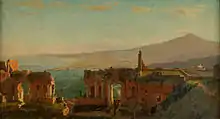 L'Etna, vue de Taormine, 1889