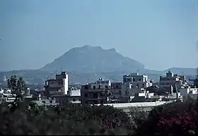 Mont Iouchtas vu depuis Héraklion en 1977.