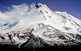 Vue du mont Shasta.