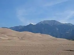 Vue depuis les Great Sand Dunes