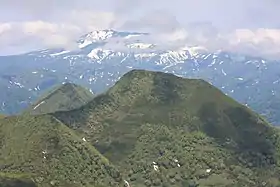 Vue du mont Unabetsu (en arrière-plan).