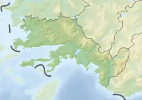 Voir sur la carte topographique de la province de Muğla