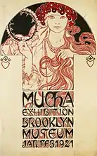 Exposition Alfons Mucha à Brooklyn.La peinture en 1921 sur Commons