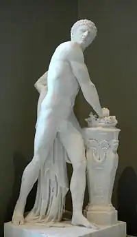 Mucius Scævola bravant la douleur (1791), Paris, musée du Louvre.