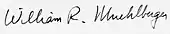 Signature de William R. Muehlberger