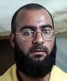 Abou Bakr al-Baghdadi, émir, puis « calife » de l'État islamique de 2010 à 2019.