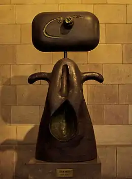 Femme «Mujer» - Joan Miró - 1983 (œuvre visible aux Capucins lors de l'exposition consacrée à l'artiste en 2013)