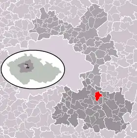 Localisation de Mukařov