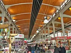 Le marché couvert de Mulhouse.