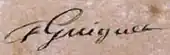 signature de François Guiguet