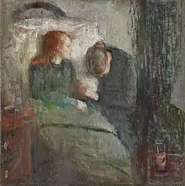 Edvard Munch: L'Enfant malade (1885/86, Musée national de l'art, de l'architecture et du design Oslo)