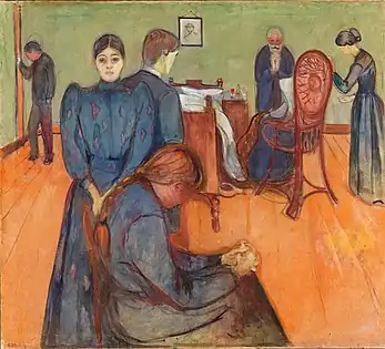 La Mort dans la chambre de la malade (1893).