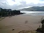 Mundaka et la pointe d'Ogoño