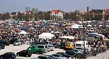 Braderie pour le début de la Frühlingsfest, en 2010