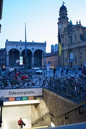 Image illustrative de l’article Odeonsplatz (métro de Munich)