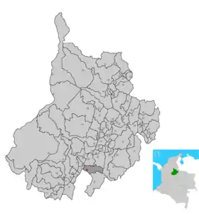 Localisation de San José de Suaita