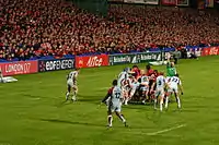 Le CSBJ contre le Munster en Coupe d'Europe en 2006.