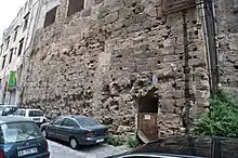 Un mur dans la ville de Palerme datant du IIIe siècle