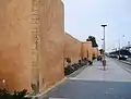 Vue de la muraille des Andalous et ses tours