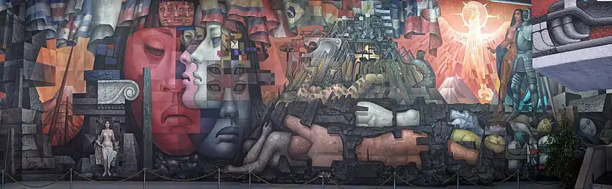 Presencia de América Latina, peinture murale déclarée monument historique.