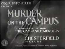 Description de l'image Murder on the campus Richard Thorpe.png.