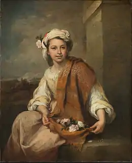 La Fille aux fleurs (1665-1670), Londres, Dulwich Picture Gallery.