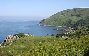 L'arrivée de Théon à Pyk a été tournée à Murlough Bay.