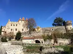 Vue depuis le pont de la Monne