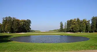 Emplacement de l'ancien château du parc royal de Marly-le-Roy.