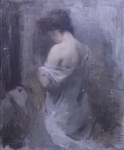 Femme à sa toilette (vers 1900), Gray, musée Baron-Martin.