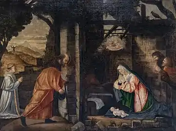 Adoration des bergers, Vittore Carpaccio