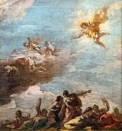 Apollon et les muses - Giovanni Antonio Pellegrini