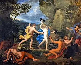 Apollon poursuivant Daphnè - François Bonnemer