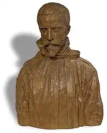 Buste d'Auguste Quercy, 1911 - Plâtre patiné